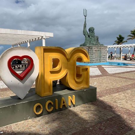 Apartamento Frente Ao Mar Com Varanda E Piscina Praia Grande  Buitenkant foto