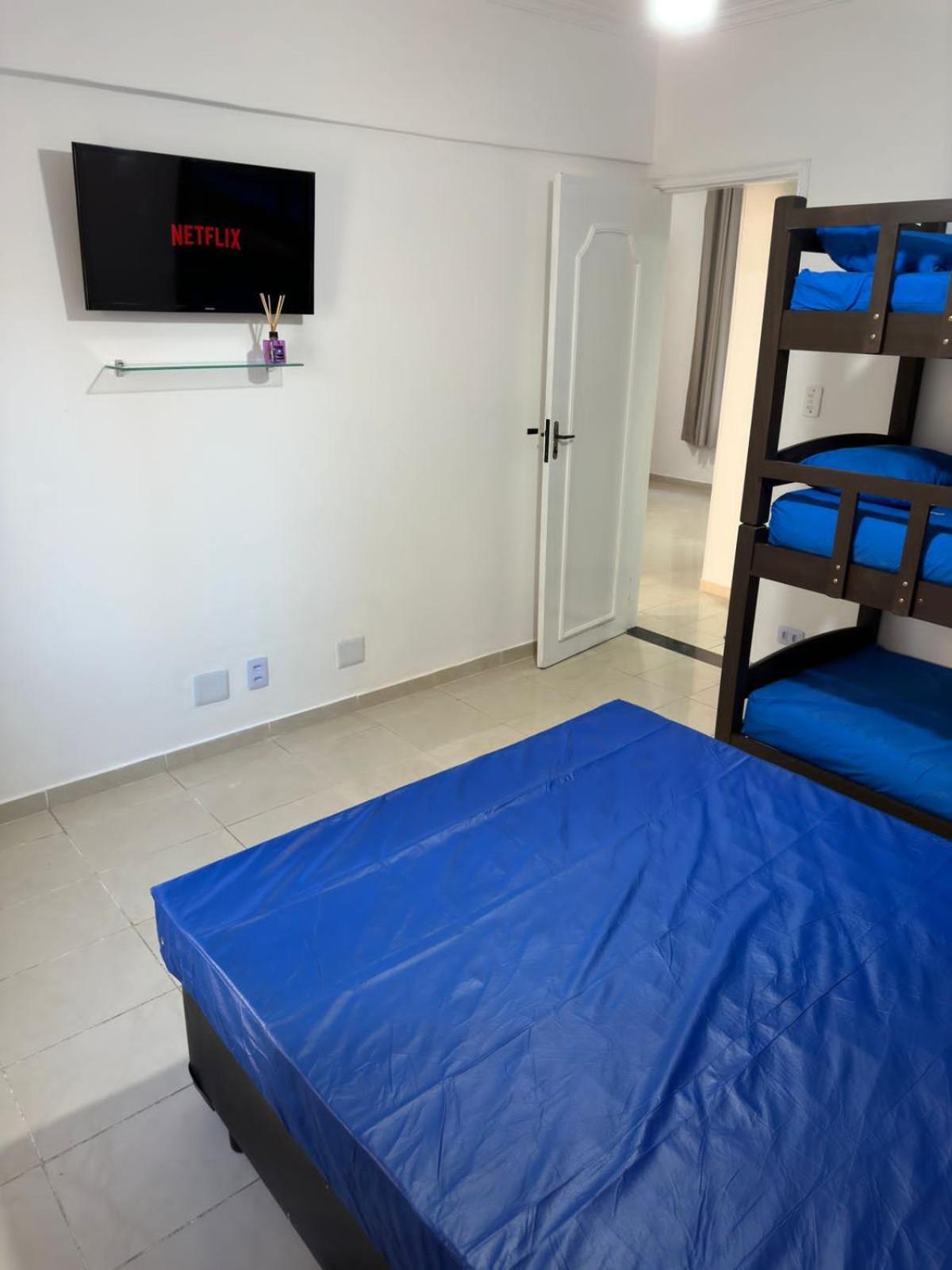 Apartamento Frente Ao Mar Com Varanda E Piscina Praia Grande  Buitenkant foto
