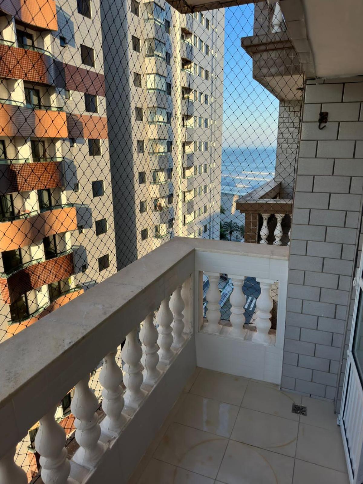 Apartamento Frente Ao Mar Com Varanda E Piscina Praia Grande  Buitenkant foto