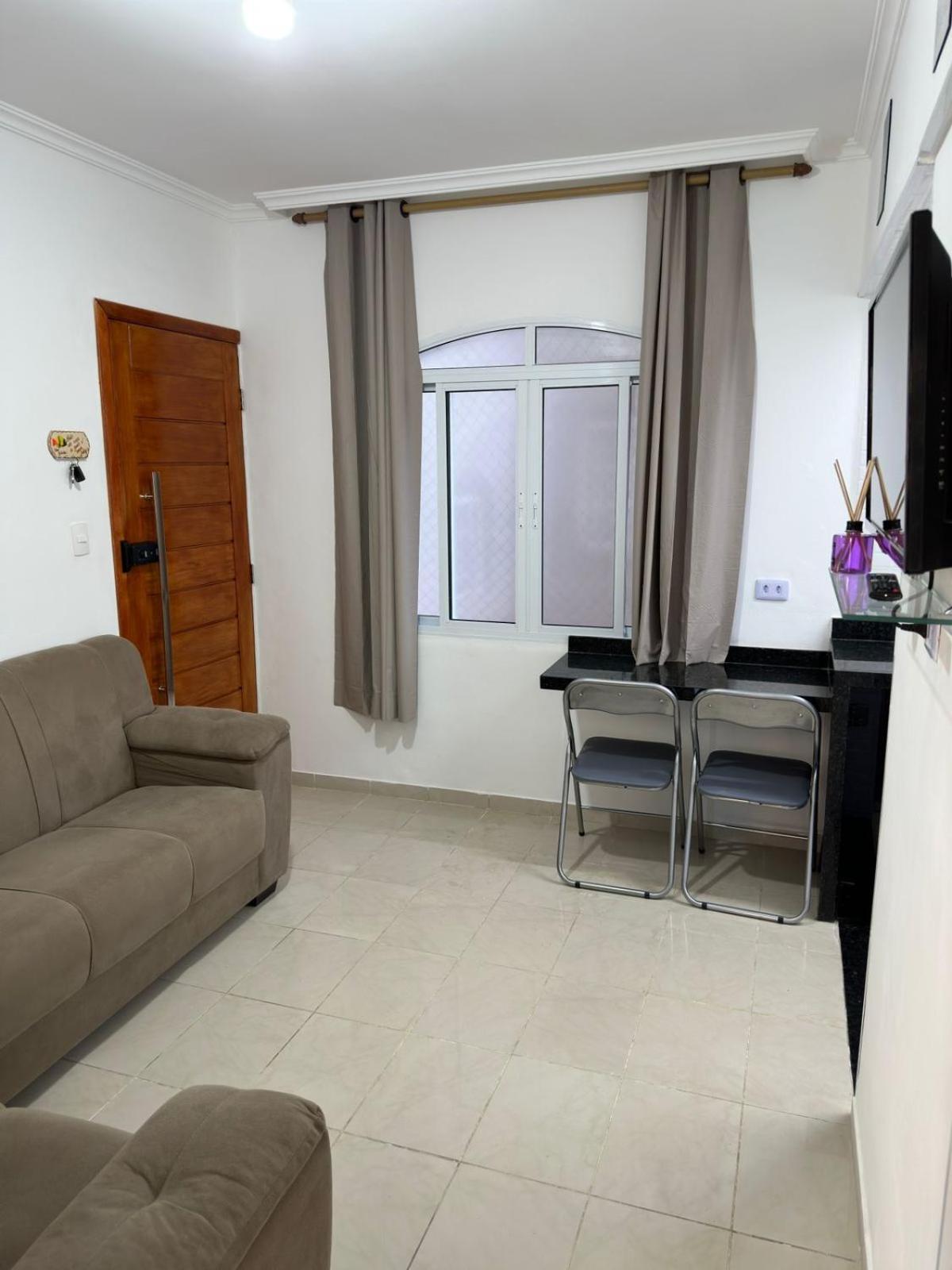 Apartamento Frente Ao Mar Com Varanda E Piscina Praia Grande  Buitenkant foto