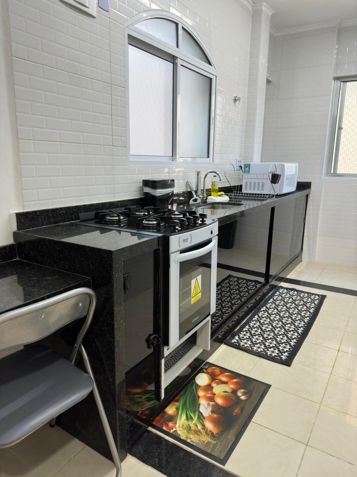 Apartamento Frente Ao Mar Com Varanda E Piscina Praia Grande  Buitenkant foto