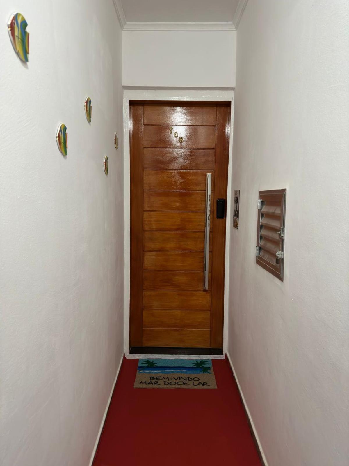 Apartamento Frente Ao Mar Com Varanda E Piscina Praia Grande  Buitenkant foto